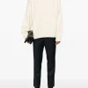 Ami Paris Pantalone Blu Uomo Gessato