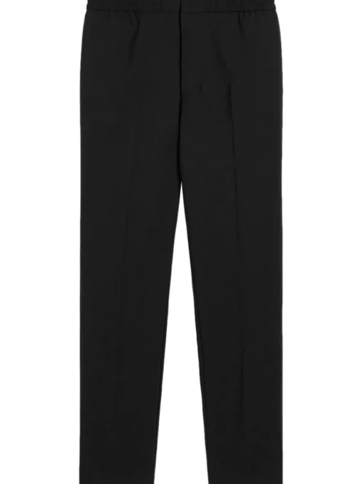 Ami Paris Pantaloni Nero Uomo Vita Elasticizzata