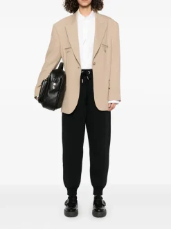 Ami Paris Uomo Camicia Bianco Micro Ricamo Cuore Bianco
