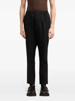 Ami Paris Uomo Pantalone Blu Crop
