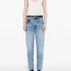 Anine Bing Jeans Blu Donna Gamba Affusolata