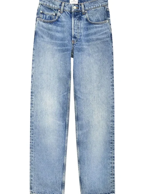 Anine Bing Jeans Blu Donna Gamba Affusolata