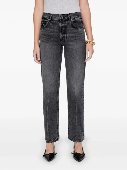 Anine Bing Jeans Grigio Donna