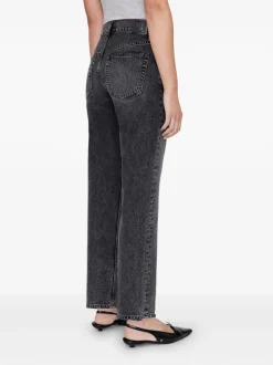 Anine Bing Jeans Grigio Donna