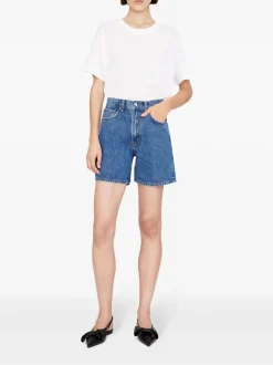 Anine Bing Short Blu Donna Kat