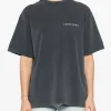 Anine Bing T-shirt Nero Donna Stampa Logo