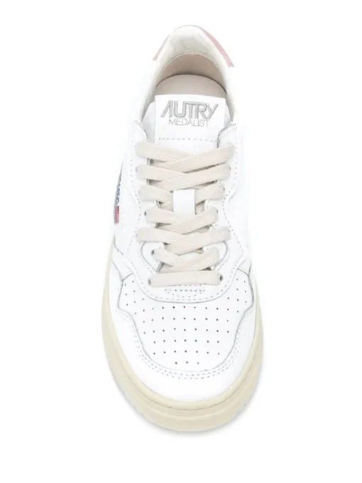 Autry Scarpa Bianco Rosa Donna Medalist Low