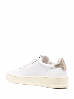 Autry Scarpa Bianco-Oro Donna Medalist