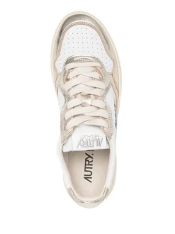 Autry Scarpa Bianco-Platino Donna Medalist