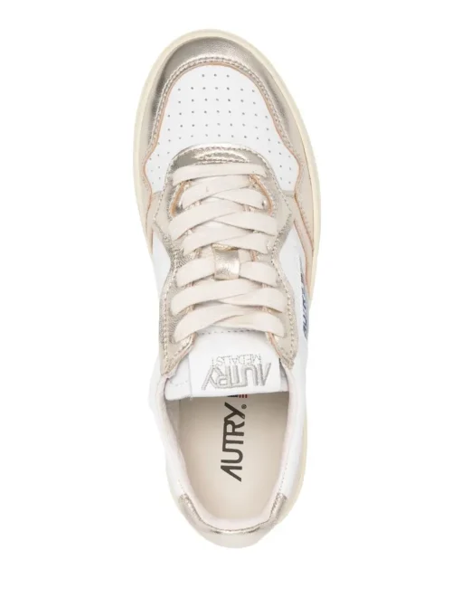 Autry Scarpa Bianco-Platino Donna Medalist