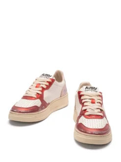 Autry Super Vintage Donna Scarpa Rosso-Rosa