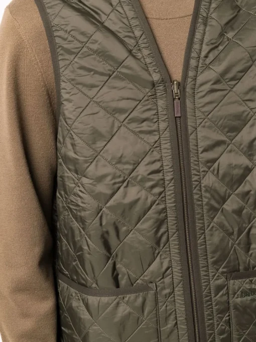 Barbour Gilet Verde Uomo Trapuntato Polarquilt