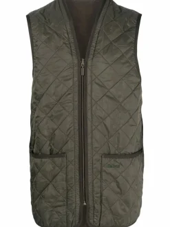Barbour Gilet Verde Uomo Trapuntato Polarquilt