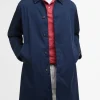 Barbour Mac Rokig Uomo Trench Blu