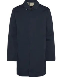 Barbour Mac Rokig Uomo Trench Blu