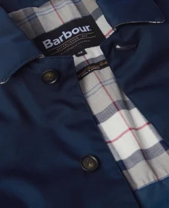 Barbour Mac Rokig Uomo Trench Blu