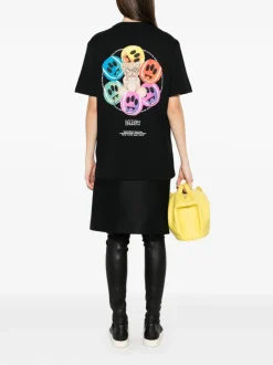 Barrow Unisex T-shirt Nero Emoji Posteriori