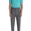 Berwich Pantalone Grigio Uomo Gessato Chiaia