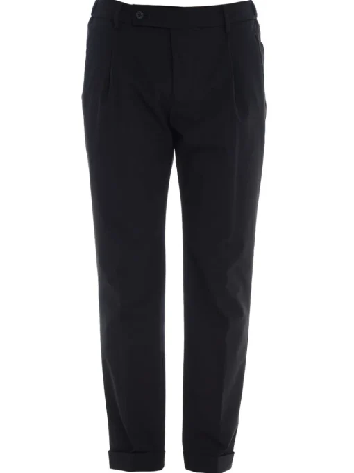 Berwich Pantalone Nero Uomo