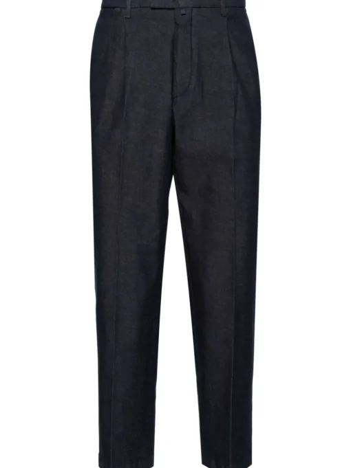 Briglia 1949 Pantalone Blu Uomo Gamba Dritta Crop