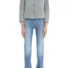 Bully Giacca Grigio Donna Pelle Scamosciata