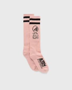 Calze Rosa Unisex con Dettagli Pink/Black Codice 1002562