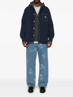 Carhartt Camicia Blu Uomo Denim