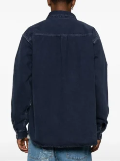 Carhartt Camicia Blu Uomo Denim