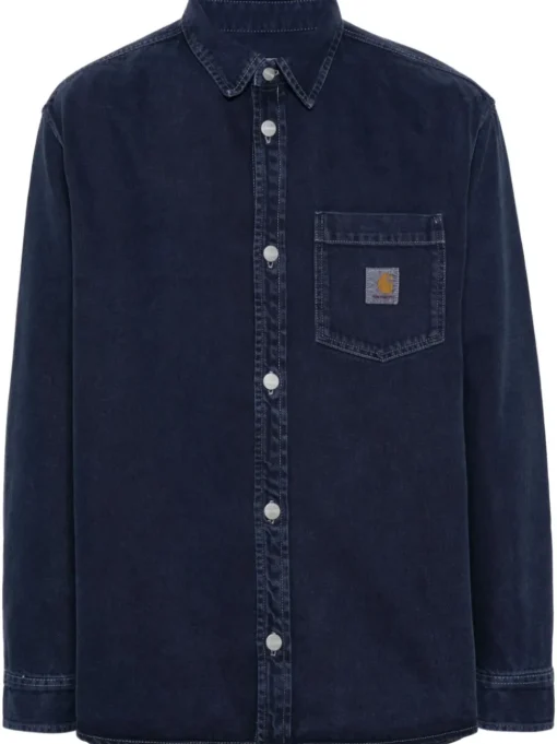Carhartt Camicia Blu Uomo Denim