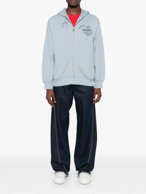 Carhartt Felpa Grigio Uomo Motivo Detroit