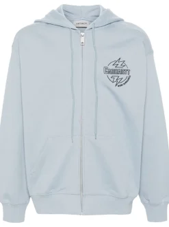 Carhartt Felpa Grigio Uomo Motivo Detroit