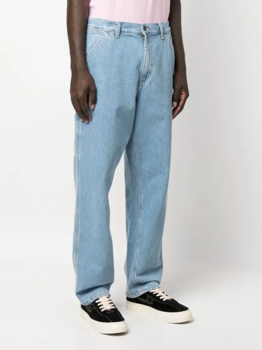 Carhartt Jeans Blu Uomo Smith Lavaggio Chiaro