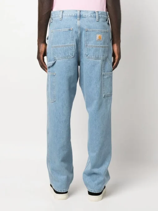 Carhartt Jeans Blu Uomo Smith Lavaggio Chiaro
