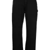Carhartt Jeans Nero Donna Gamba Dritta