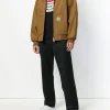 Carhartt Pantalone Nero Uomo a gamba ampia