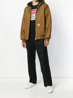 Carhartt Pantalone Nero Uomo a gamba ampia