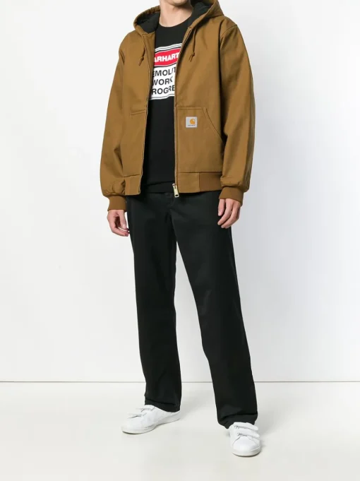 Carhartt Pantalone Nero Uomo a gamba ampia