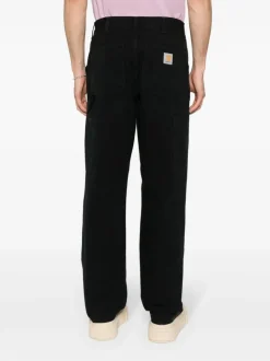 Carhartt Pantalone Nero Uomo Single Knee