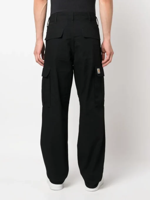 Carhartt Pantalone Nero Uomo Ripstop Cargo