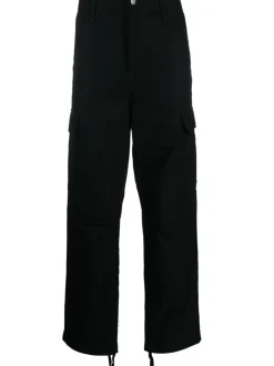 Carhartt Pantalone Nero Uomo Ripstop Cargo