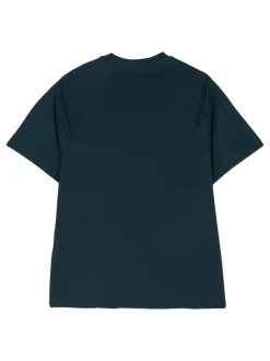 Carhartt T-shirt Blu Donna Logo Signature