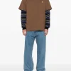 Carhartt T-shirt Marrone Uomo Micro Ricamo Logo