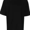 Carhartt T-shirt Nero Uomo Patch sul Fondo