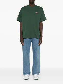 Carhartt T-shirt Verde Uomo Micro Logo WIP
