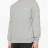 Carhartt Wip Felpa Grigio Uomo Ricamo Logo