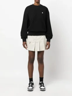 Carhartt Wip Felpa Nero Donna Casey Girocollo
