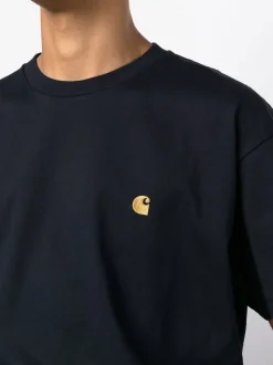 Carhartt Wip T-shirt Blu Uomo Ricamo Lettera C
