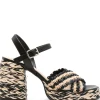 Castaner Scarpa Beige/Nero Donna Sandalo Vicen