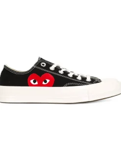 Comme Des Garcons Play Scarpe Nero Unisex Cuore Rosso