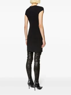 Diesel Abito Nero Donna Cut Out